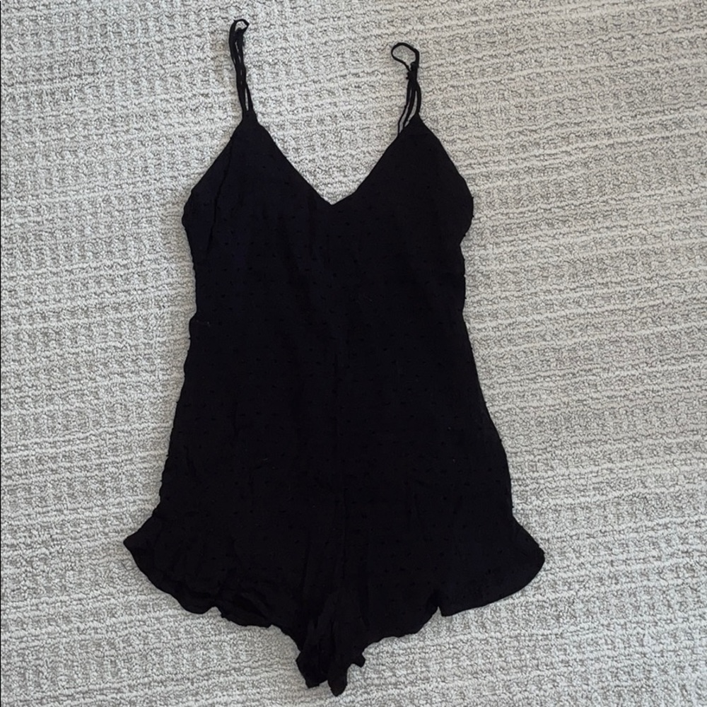 KENDALL & KYLIE BLACK WOMENS ROMPER SIZE XS